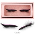 thumbnail image 2 of All-in-One Glue-Free False Eyelashes Set (1 Pair,Golden Yellow + Purple) - Built-in Eyeliner & Eyeshadow, Lazy-Friendly, Natural Voluminous Curl, Easy to Apply for Daily Makeup & Quick Touch-Ups, 2 of 10