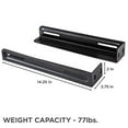 thumbnail image 3 of Ivation Universal Alloy Steel Wall-Mounted Microwave Brackets, 3 of 5
