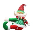 thumbnail image 2 of Adorno de muñeco de peluche de elfo navideño, accesorios DIY, linda artesanía, decoración navideña para Estilo A, 2 of 9
