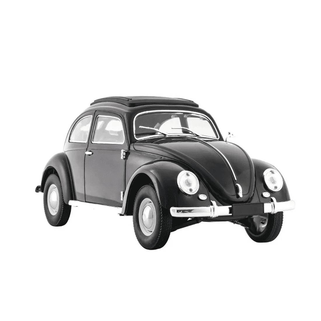 D62MINI Retro RC Beetle Car, 1:16 Scale Vintage RWD Drift Remote Control Car Model with 130 Motor & LED Lights, Gift for RC Enthusiasts