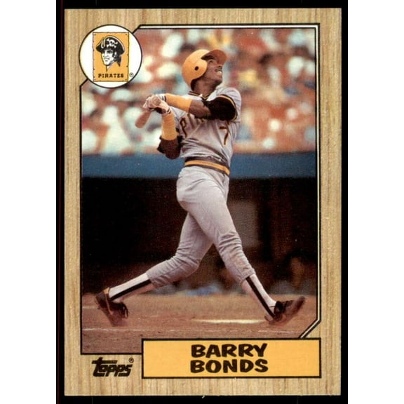 Barry Bonds Rookie Card 1987 Topps #320