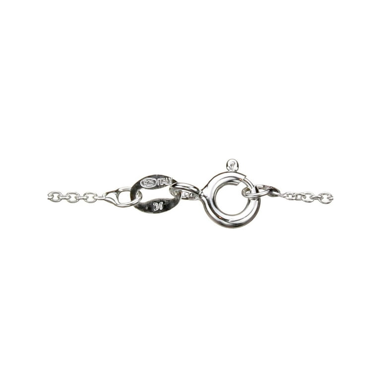 Cable Chain Bracelet with Crystal Charm