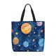 thumbnail image 1 of Balery Planets And Stars1 Bolsa de Mano para Mujeres con Cremallera, Bolsa de Gimnasio con Compartimentos, Bolsa para Laptop, Bolsa para Trabajo, 1 of 7