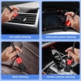 thumbnail image 5 of Cepillo de detalle de red de cepillo automotriz, cepillo de salida de aire, cepillo de anillo de acero para cubo de rueda, 5 of 5