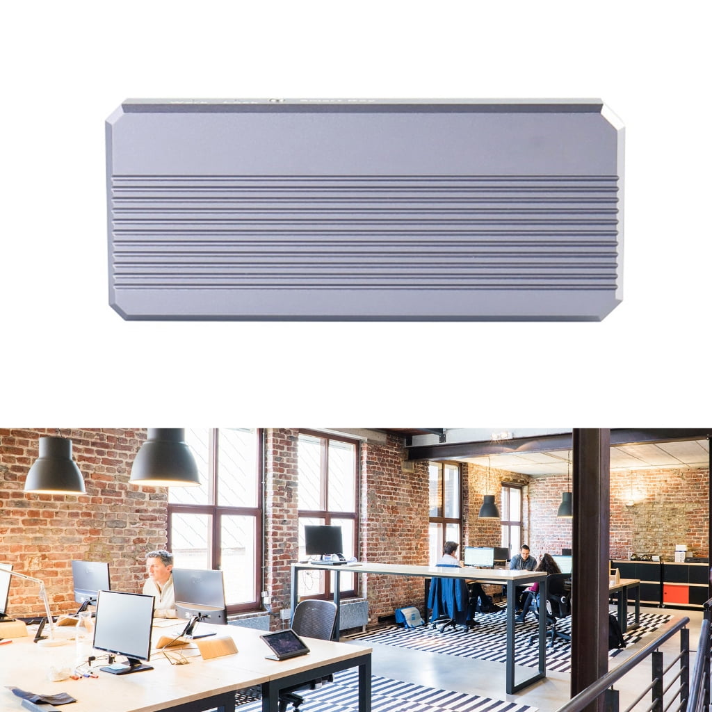 Zeiwohndc M.2 NVME SSD Enclosure Box USB3.1 NVMe to USB Adapter 10Gbps JMS583 Chip