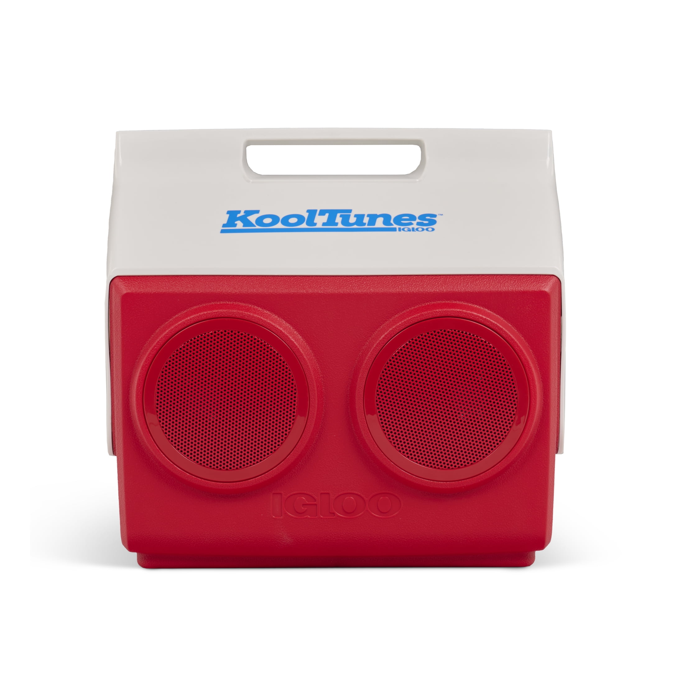 Igloo Playmate KoolTunes 14 QT Hardsided Cooler with Built-In Bluetooth Speakers, Red Star