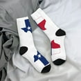 thumbnail image 7 of Women Colorful Crew Socks Texas Flag Map Novelty Fun Socks For Mens, 7 of 7