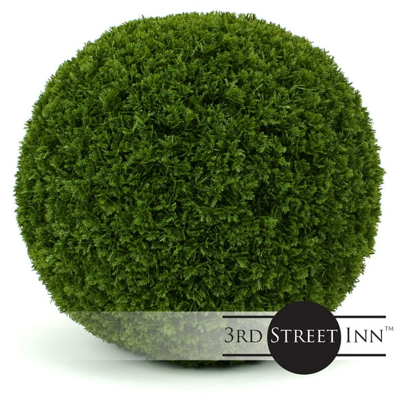 Third Street Inn 19" XL Cypress Topiary Ball (4 Pack)