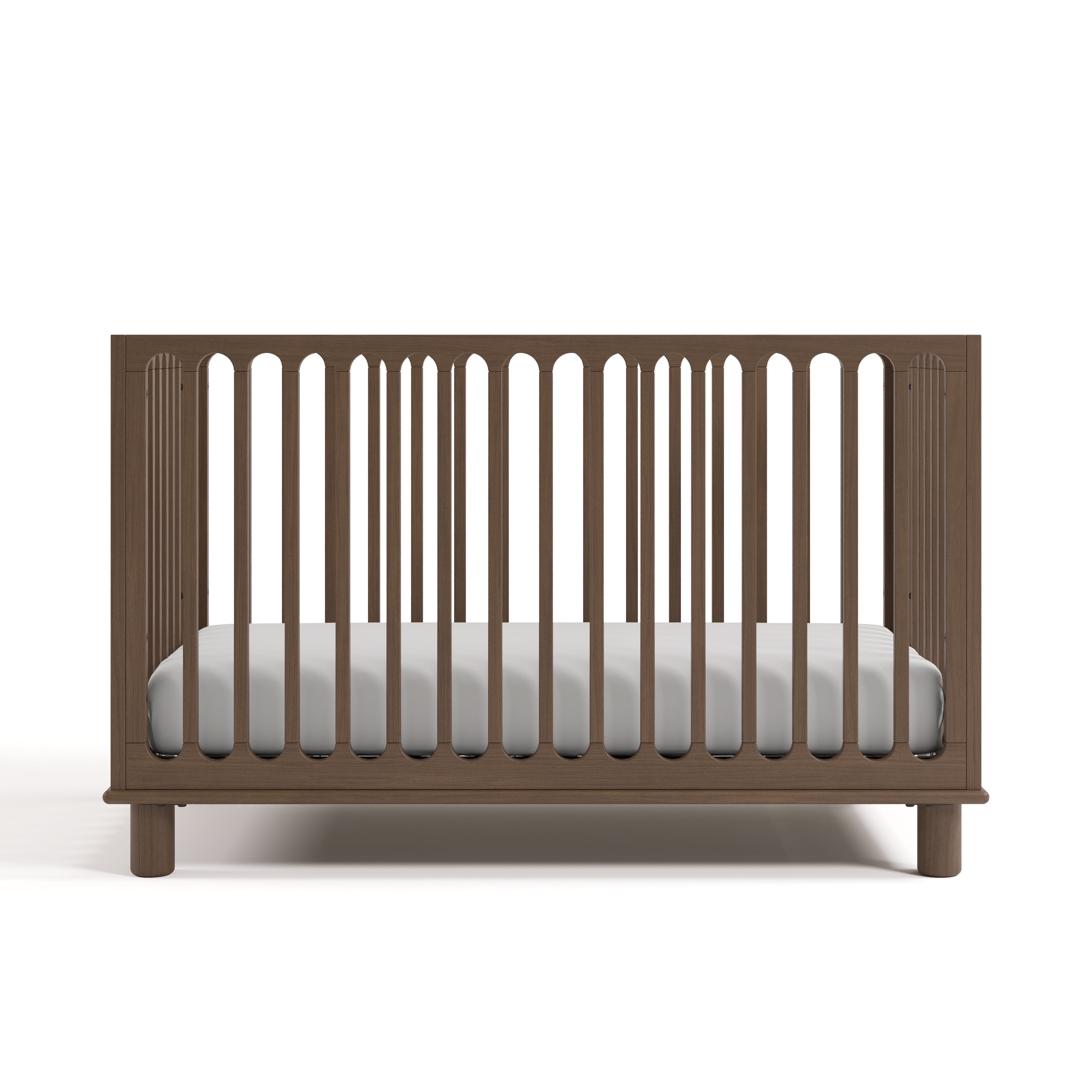Art of Nursery by Storkcraft Sicily Deluxe 3-in-1 Convertible Crib with Bonus Toddler Guardrail, Hazelnut