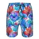 thumbnail image 3 of Fotbe Bright Flowers Trajes de Baño Estampados para Hombre, Shorts de Verano de Secado Rápido, Ropa de Playa, Bañadores-Small, 3 of 6