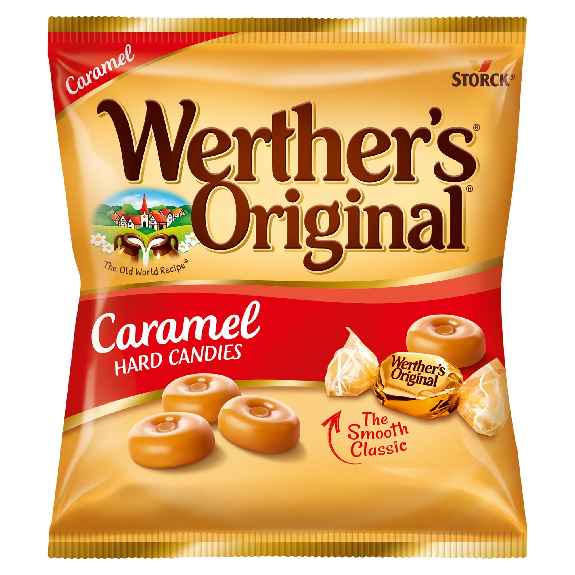 (2 pack) Werther's Original Caramel Hard Candies, 2.65 oz.