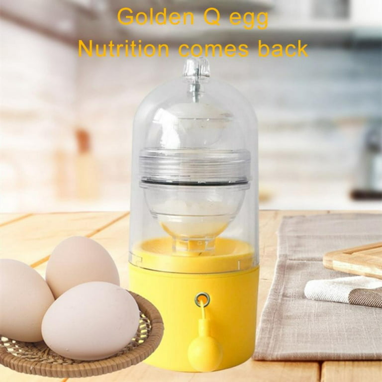 Manual Egg Shakers, Egg White and Yolk Spin Mixer Egg Scrambler for Making Hard Boiled Golden Eggs