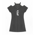 thumbnail image 1 of Vestido de mujer con hombros descubiertos, ropa de primavera, vestido corto de verano para adolescentes para la calle , m M, 1 of 7