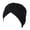 Black, variant on Women's Solid Color Stretch Turban Cap, Comfortable Head Wrap for Daily Wear, Modest Fashion, and Quick Hairstyle, Soft and Breathable Fabric for All-Day Comfort Black