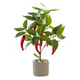 thumbnail image 1 of Flores artificiales en macetas de frutas, adornos artificiales creativos para decoración del hogar, plantas verdes, 1 of 5