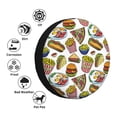 thumbnail image 4 of Pofeuu Hot Dog With One Sausage Print Spare Tire Wheel Cover for Car Truck SUV Camper Universal Fit Spare Tire Cover RV Spare Tire Covers-17 inch, 4 of 6