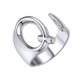 thumbnail image 1 of Anillo de moda para mujer, anillo de pareja, anillo de apertura de 26 letras, joyería Wmkox8yi  sjalhkljlk2542, 1 of 1