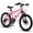 Style 1:Pink, variant on 20" Kids Mountain Bike, 7-Speed Bicycle with Front Suspension & Dual Brakes, Ages 6-12,White