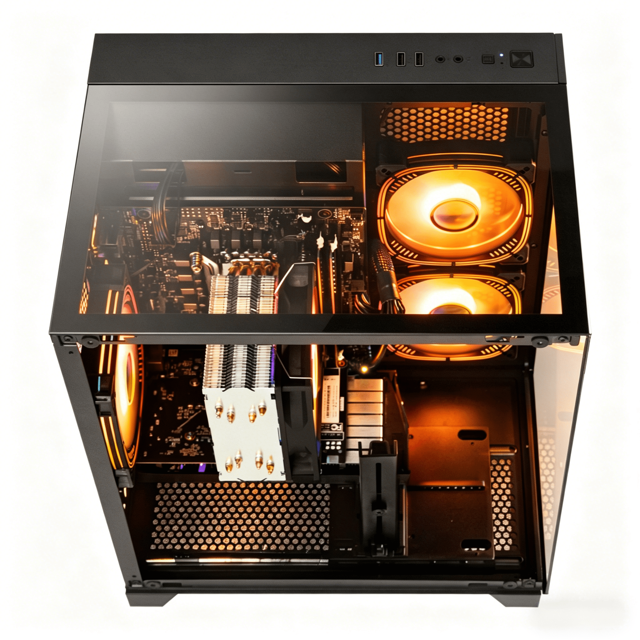 WIWB Gaming PC Desktop - AMD Ryzen 7 5700X, GeForce RTX 3050 6GB