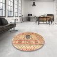 thumbnail image 3 of Ahgly Company Indoor Rectangle Traditional Chocolate Brown Geometric Area Rugs, 2' x 5', 3 of 6