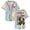 Tie Dye, variant on Renee Rapp Bite Me Tour 2025 Baseball Jersey Short Sleeve Button-up Shirts Men Women Streetwear Tops