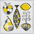 thumbnail image 2 of Mullan, Michael 20x20 White Modern Wood Framed Museum Art Print Titled - Modern Kitchen Square III Yellow, 2 of 4