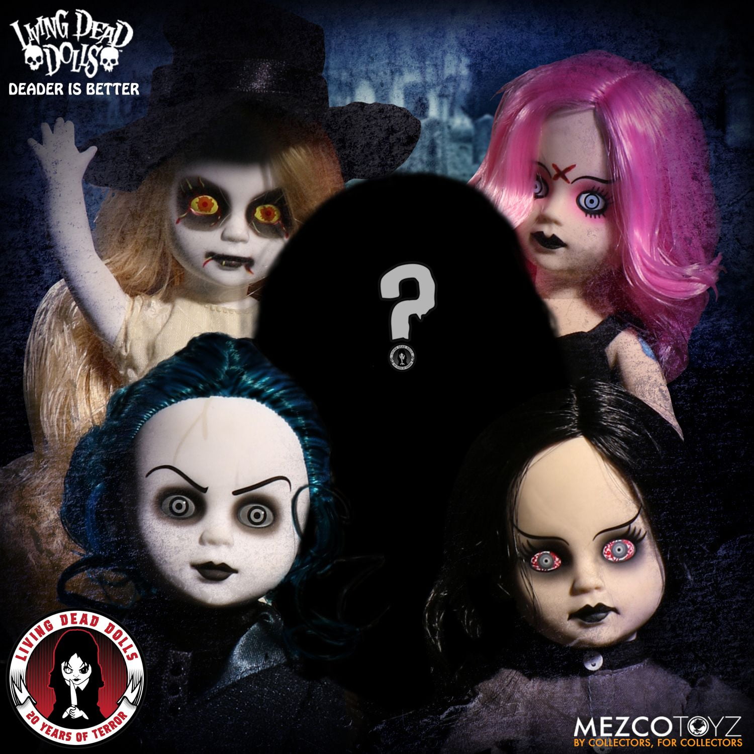 Mezco Toyz Poseable Dolls, Plastic Multicolor