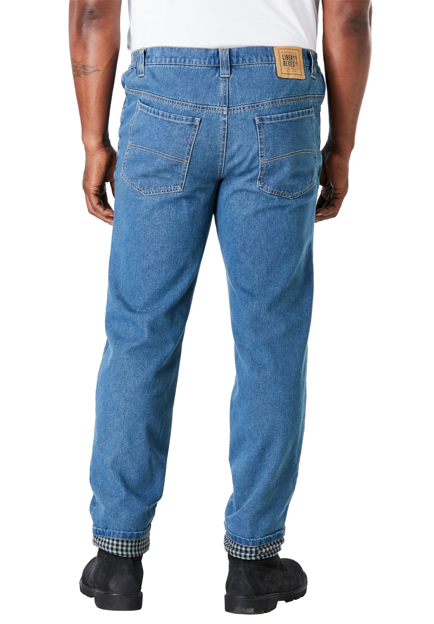 big and tall lined jeans