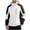 White, variant on StSilkitty Men's Rain Jacket Color Block Long Sleeve Full Zip Windbreaker Waterproof Hooded Raincoat with Pockets