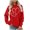 Red, variant on Cropped Zip Up Hoodie Women Winter Fall Relaxed Fit Crewneck Long Sleeve Batwing Drop Shoulder Zipperless Heart Print Pullover Ribbed Knit Tops Sweatshirt(Black,XL)