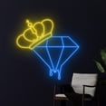 thumbnail image 3 of Handmadetneonsign Diamond King Neon Sign, Jewelry Neon Light, Diamond Store Led Sign, Jewelry Light, 3 of 5
