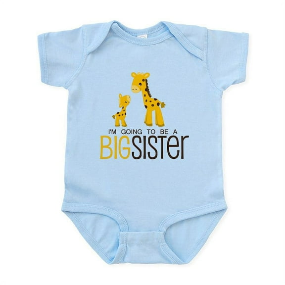 CafePress - I'm Going To Be A Big Sister Infant Bodysuit - Baby Light Bodysuit, Size Newborn - 24 Months