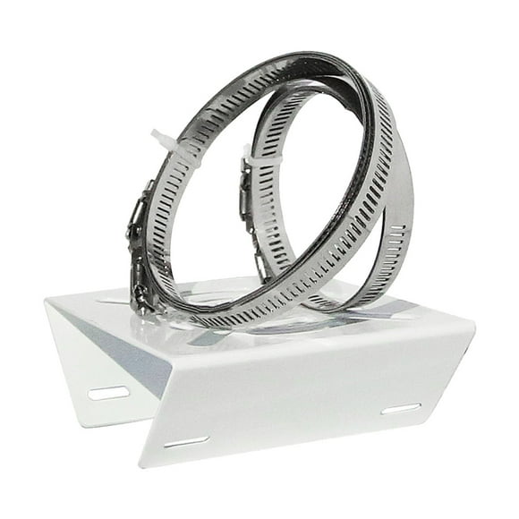 BRIGHTFUFU 2 juegos de adaptadores universales de montaje en poste vertical con soporte de bucle para cámara de seguridad