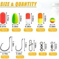 thumbnail image 5 of Pompano Rig Making Kit 205pcs Fishing Snell Foam Floats Saltwater Surf Fishing Rig Accessories Bottom Rig Parts Snell Floats Circle Hooks Fishing Beads Swivels Duo Lock Snaps, 5 of 7
