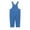 Blue, variant on Kid Girls Jumpsuits Rompers Comfortable Blue Overalls with Side Pockets Spring Fall Romper Girls Overalls 7-8 Years