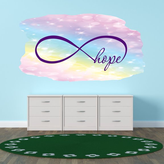 Quotes & Sayings Wall Decals for Children Bedroom - Craving Hope DIY & Creativity Boy Girl Bedroom Wall Sticker - Size: 10 In x 5 In