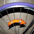 thumbnail image 4 of Remove Without Tools Wide Range Of Uses Bike Reflectors Bicycle Accessories Green Plastic Red White Approx.15cm, 4 of 9
