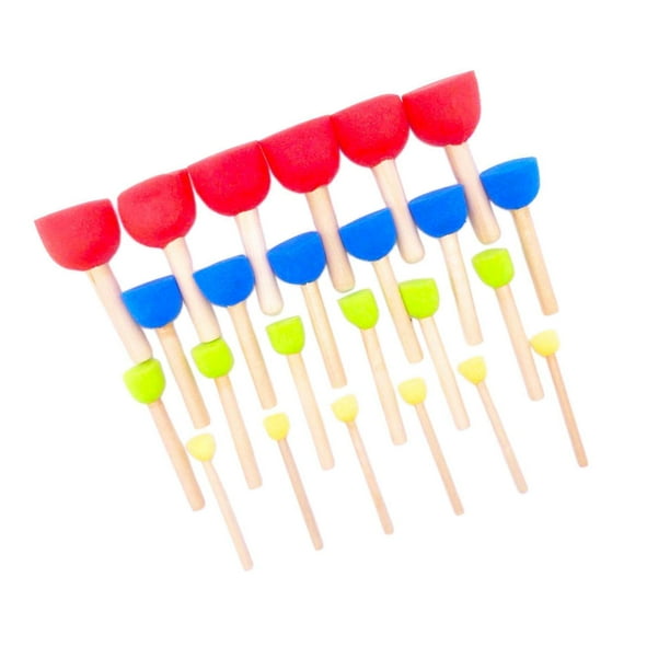 24 Pcs Paint Sponges Kids Paint painting kids acrylic Sets Non Toxic