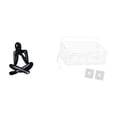 thumbnail image 1 of Cesta colgante de almacenamiento con figura abstracta para escritorio, organizador de pared, estantes de pared fabricados en polipropileno, ideal para, 1 of 8