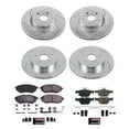 thumbnail image 3 of PowerStop Front and Rear Z23 Evolution Sport Carbon-Fiber Ceramic Brake Pad and Drilled & Slotted Rotor Kit Fits: SUBARU Select Models K7028, 3 of 10