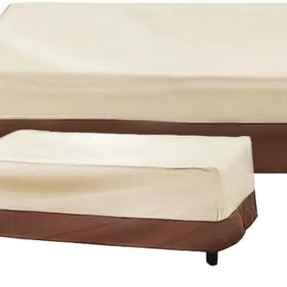 Patio Furniture Cover Set, 4 Piece Outdoor Furniture Cover Waterproof, 600D Heavy Duty Lawn Patio Set Covers (Large)