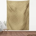 thumbnail image 3 of Ambesonne Damask Fabric by the Yard Upholstery, Eastern Soft Flowers, 5 Yards, Khaki, 3 of 4
