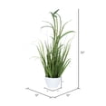 thumbnail image 5 of Vickerman 32" Artificial Green Potted Bamboo and Grass., 5 of 5