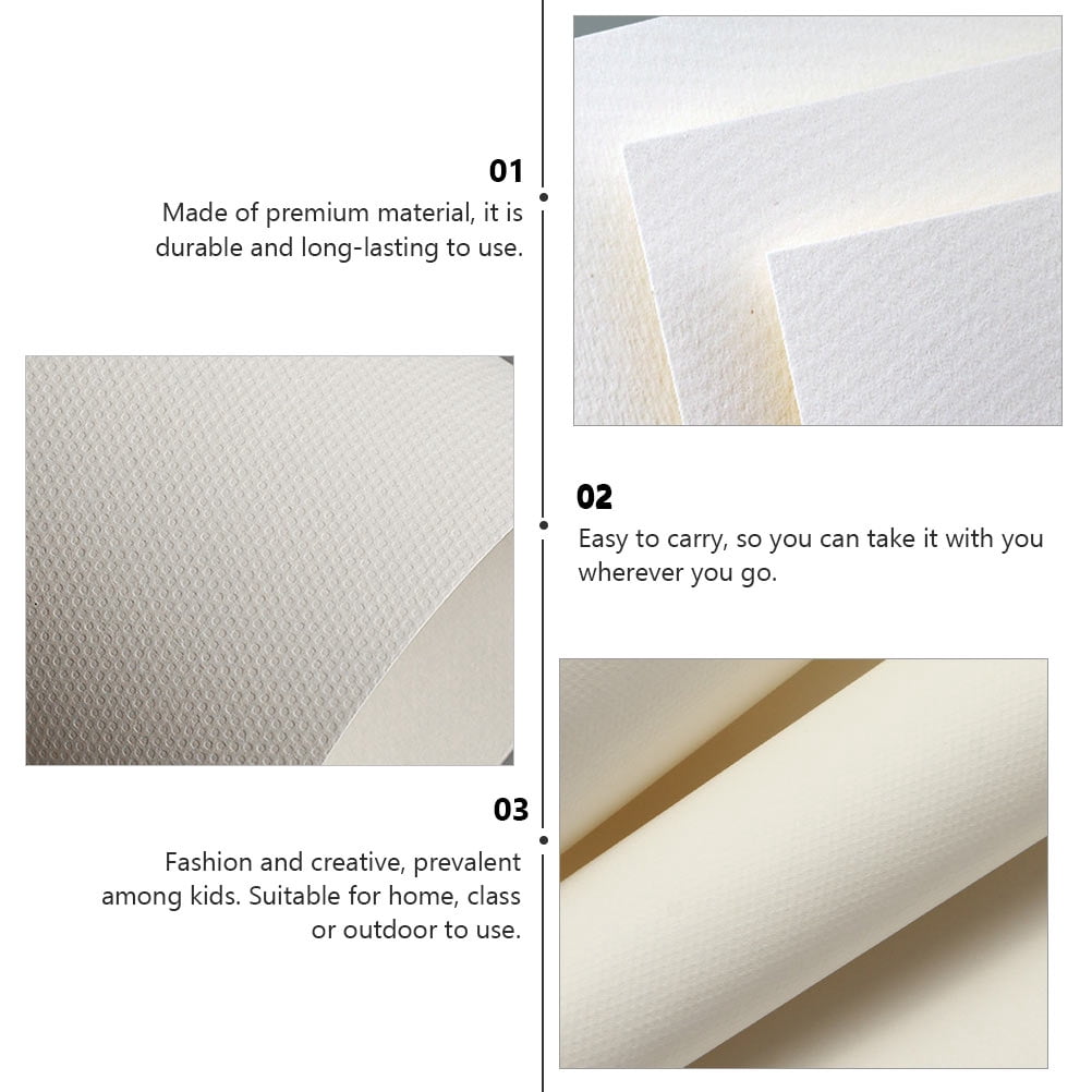 VORCOOL 60 Sheets Smooth Painting Paper for Creative Drawing Supplies Easy Sketching