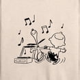 thumbnail image 3 of Peanuts - Snoopy Dancing - Women's Lightweight French Terry Long Sleeve Shirt, 3 of 6
