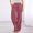 Pink, variant on TRUBKH Womens Linen Pants Pinstripe Pants Palazzo Pants Elastic Waist Summer Pants for Women Elastic Smock Waist Baggy Tapered Pants Women Casual Pants for Women Pull On Pants Beige L