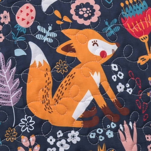 Lush Decor Pixie Fox Kids Animal Print Reversible Quilt, Twin ...