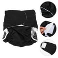 thumbnail image 1 of OULII 1Pcs Adult Nappies Black Wool Lining Breathable for Postpartum Recovery, 1 of 6