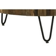 thumbnail image 2 of Benzara Zoro 42 Inch Coffee Table, Reclaimed Wood, Hairpin Legs, Brown and Black, 2 of 5