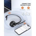 thumbnail image 2 of Auriculares Bluetooth TECKNET, auriculares inalámbricos con micrófono con cancelación de ruido para camionero, auriculares Bluetooth con micrófono silencioso para el trabajo, 2 of 5